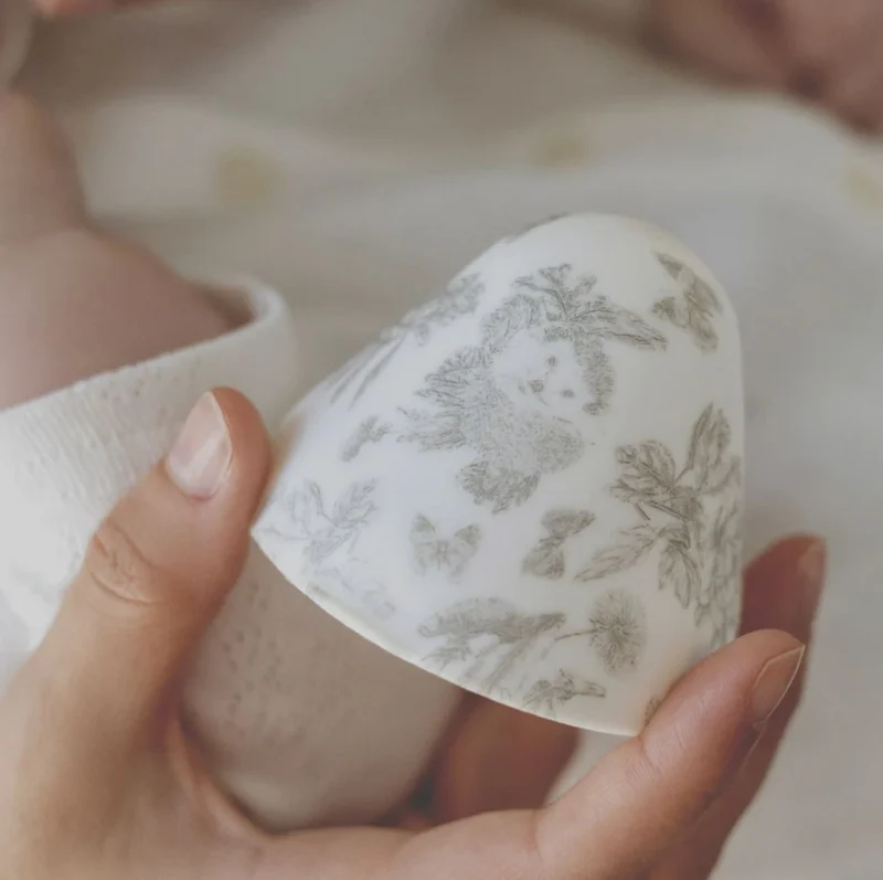 Biberon anti-colique | Toile de Jouy Gris
