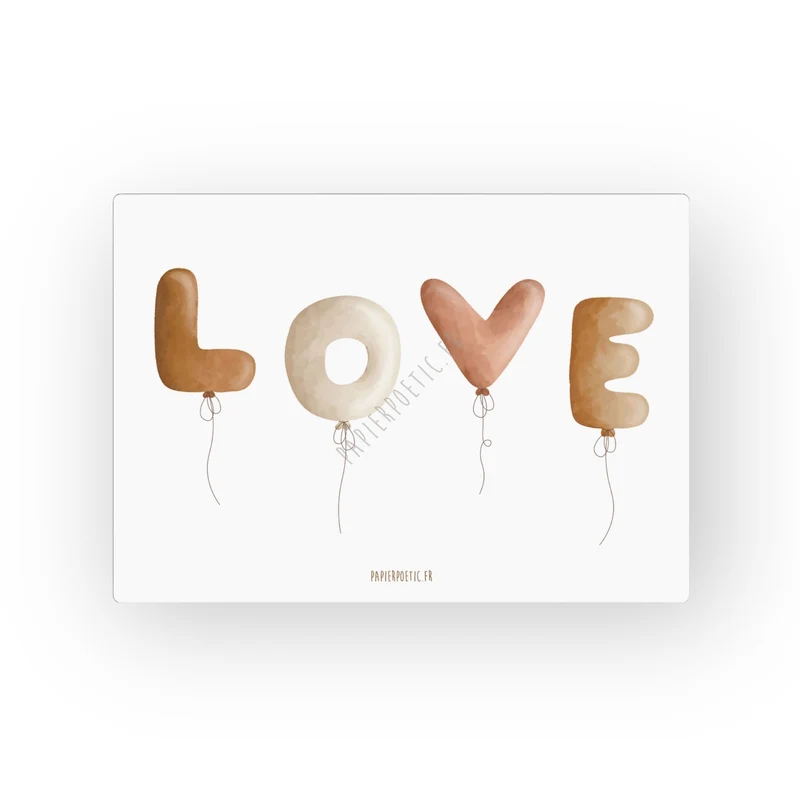 Carte | Ballons Love