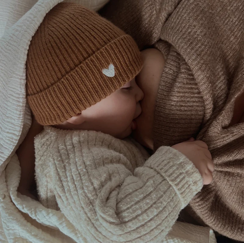 Bonnet en laine | Caramel