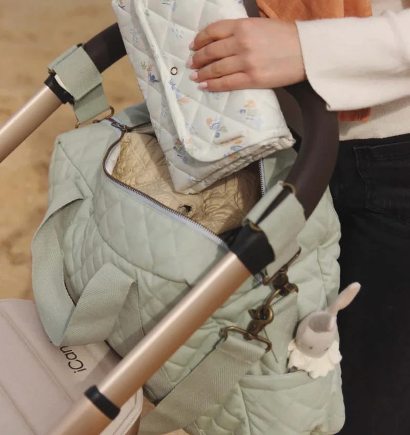 Sac à langer | Matelassé sauge