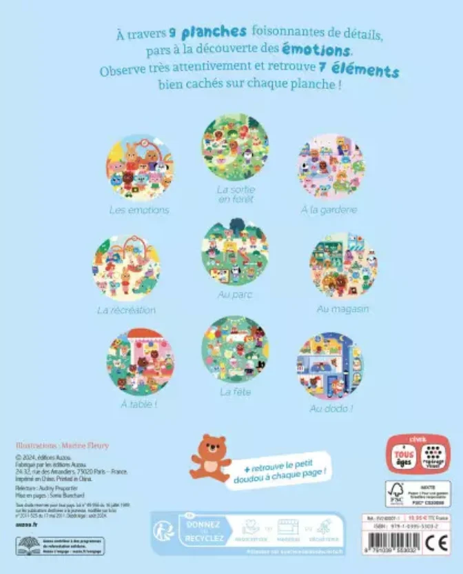 Cherche & trouve des tout-petits | Les émotions