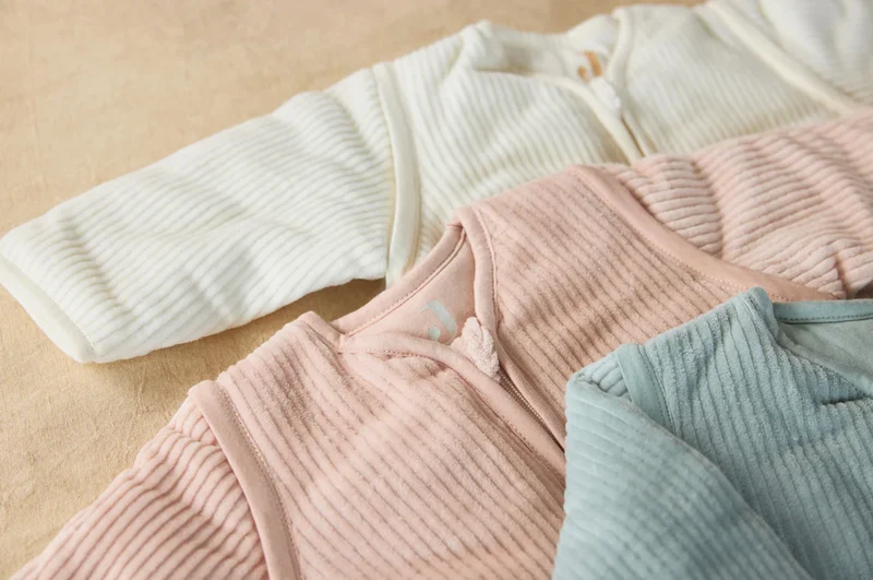 Gigoteuse avec manches amovibles | Rib Ivory