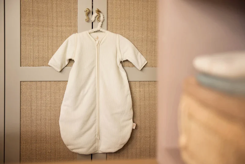 Gigoteuse avec manches amovibles | Rib Ivory