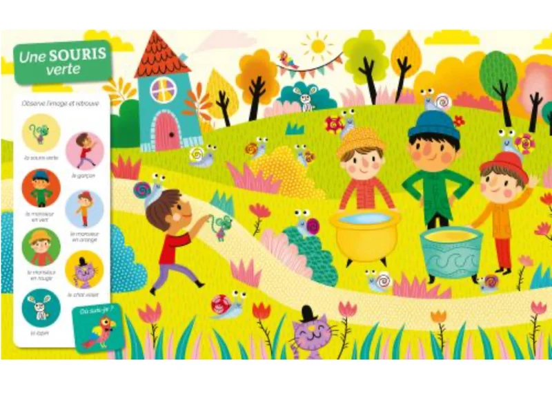 Cherche & trouve des tout-petits | Dans les comptines