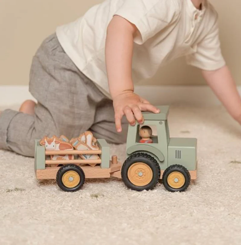 Tracteur avec remorque