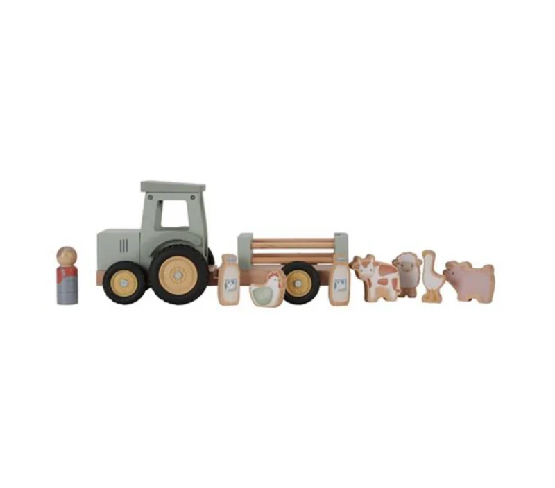 Tracteur avec remorque
