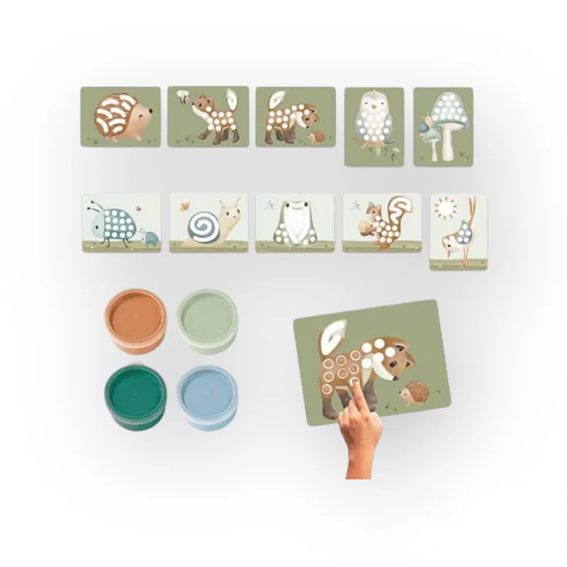 Kit de peinture au doigt | Forest Friends