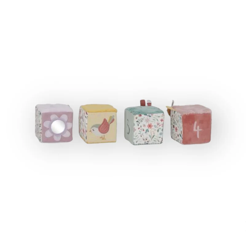 Lot de 4 cubes en tissu | Fairy Garden