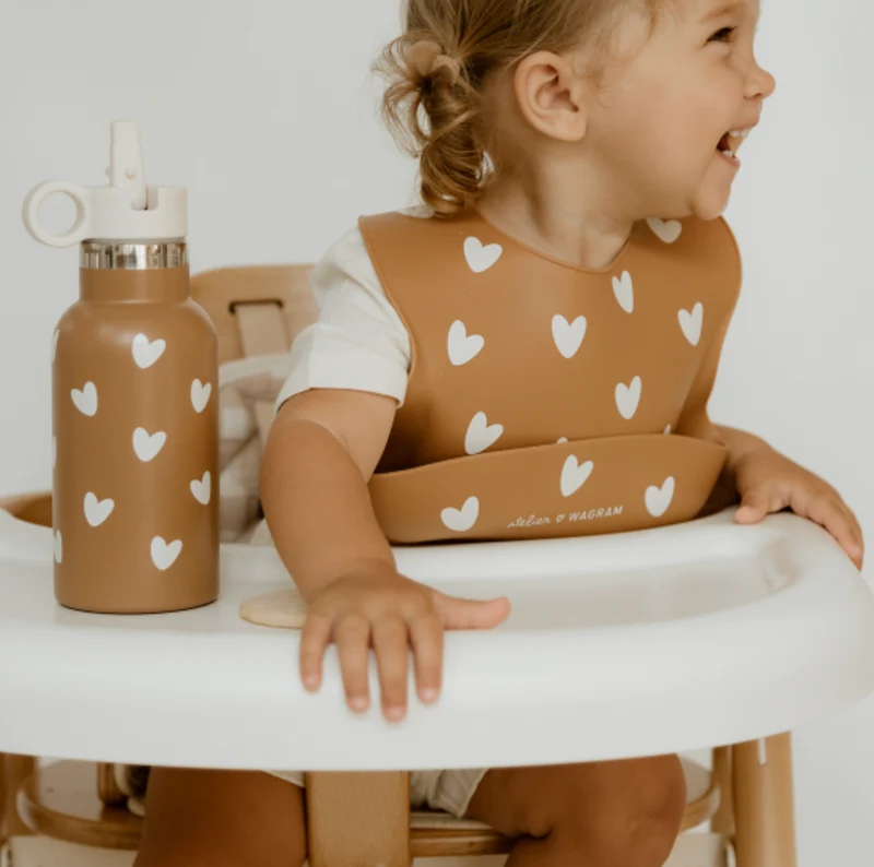 Bavoir en silicone | Caramel