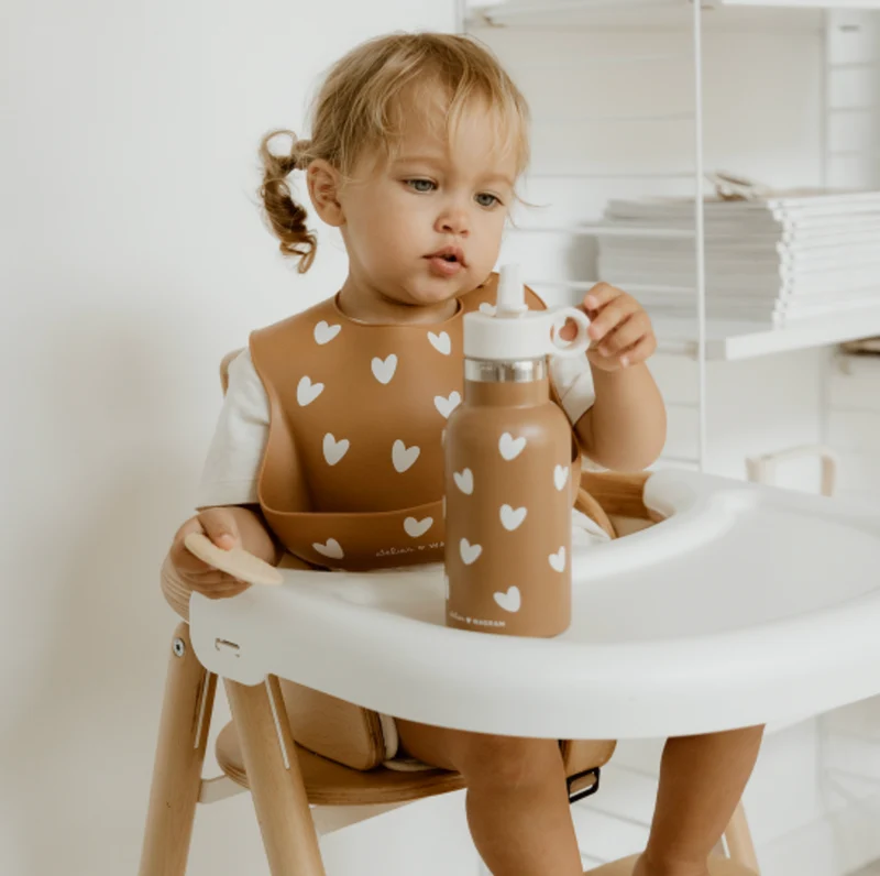 Bavoir en silicone | Caramel