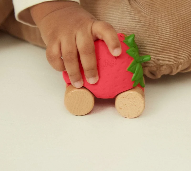 Jouet à rouler | Fraise