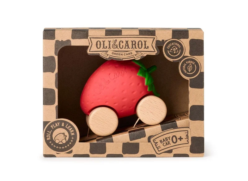 Jouet à rouler | Fraise