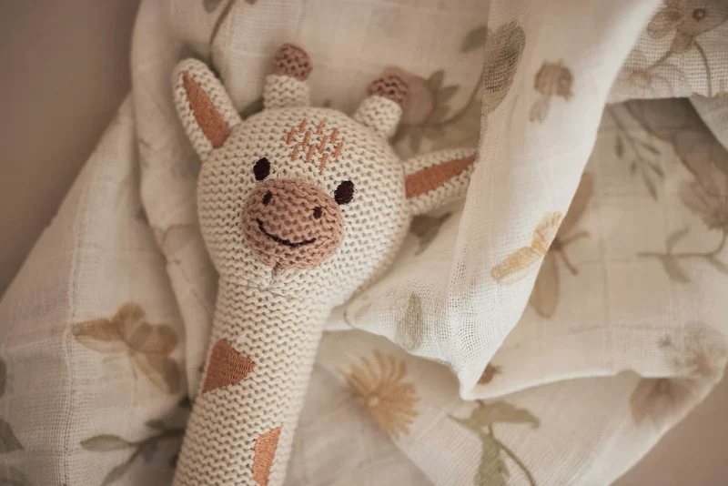 Hochet en tricot | Girafe