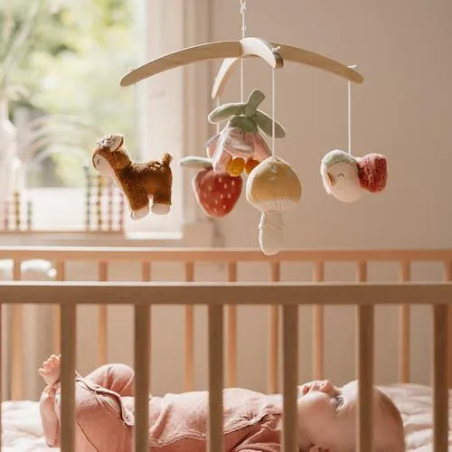 Houten Muziekmobiel - Roze - Fairy Garden