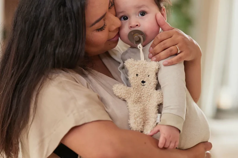Attache-tétine | Teddy Bear Naturel